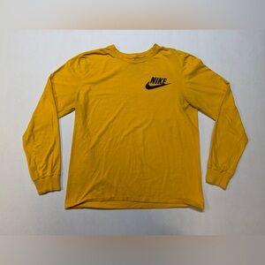 Nike Long Sleeve Yellow‎ Men’s Medium The Nike Tee